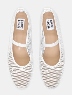 Source Unknown Chaussures Et Sacs | Ballerines Mary Jane En Maille, Blanches