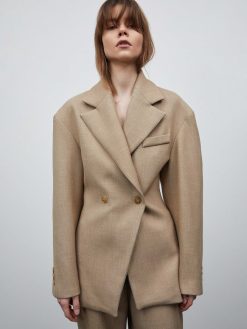 Source Unknown Vetements | Blazer Cintre A Double Boutonnage Nangy,