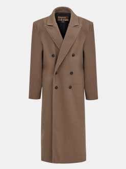 Source Unknown Vetements | Manteau Grand-Pere Surdimensionne Wallis, Latte