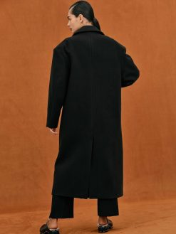 Source Unknown Vetements | Manteau Grand-Pere Surdimensionne Wallis, Noir