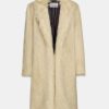 Source Unknown Vetements D'Exterieur | Manteau Grand-Pere Surdimensionne En Fourrure Wallis, Creme Toscane