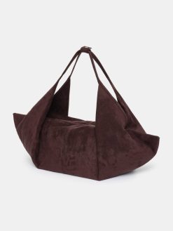 Source Unknown Chaussures Et Sacs | Grand Sac A Biscuits Fortune, Daim Marron