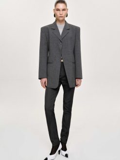 Source Unknown Vetements | Blazer A Un Bouton, Anthracite