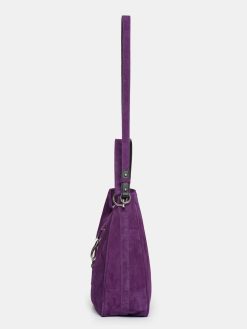 Source Unknown Vetements | Sac Hobo En Daim, Prune