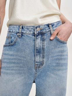 Source Unknown Jean | Jean Long A Jambe Droite, Bleu Vintage Clair