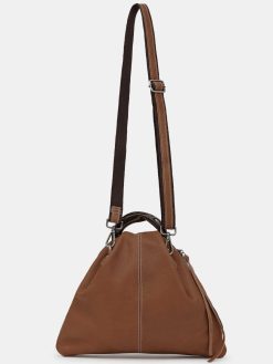 Source Unknown Chaussures Et Sacs | Cabas Triangle En Cuir De Veau, Brune