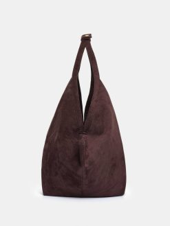 Source Unknown Chaussures Et Sacs | Grand Sac A Biscuits Fortune, Daim Marron