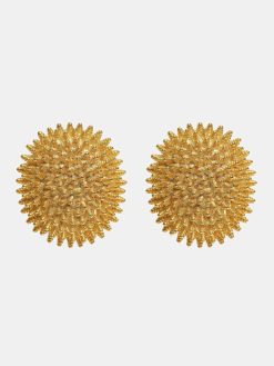 Source Unknown Vetements | Boucles D'Oreilles Boules De Perles, Or