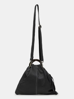 Source Unknown Chaussures Et Sacs | Cabas Triangle En Cuir De Veau, Noir