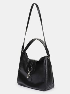 Source Unknown Vetements | Sac Hobo En Cuir, Noir