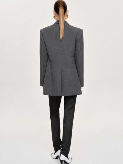 Source Unknown Vetements | Blazer A Un Bouton, Anthracite