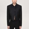 Source Unknown Accessoires | Blazer Court Avec Noeud Sisilia, Noir