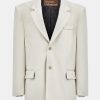 Source Unknown Accessoires | Blazer Boyfriend Surdimensionne Hayk, Creme