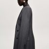 Source Unknown Vetements | Manteau Long Sablier Delphina, Anthracite