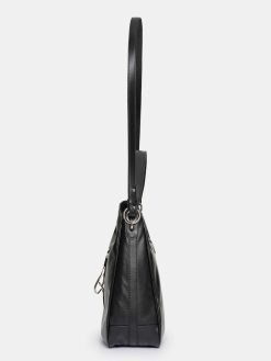 Source Unknown Vetements | Sac Hobo En Cuir, Noir