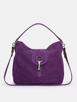 Source Unknown Vetements | Sac Hobo En Daim, Prune