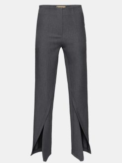 Source Unknown Vetements | Pantalon Slim Coupe Biais Tyia, Charbon Fonce