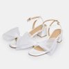 Source Unknown Chaussures Et Sacs | Sandales A Noeud En Tulle Apogeo, Blanc