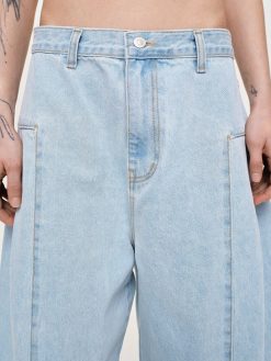 Source Unknown Vetements | Jean Oversize Double Face, Bleu Clair