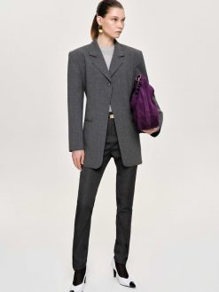 Source Unknown Vetements D'Exterieur | Blazer A Un Bouton, Anthracite