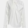 Source Unknown Vetements | Blouse Echarpe Torsadee Mesash, Blanc