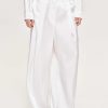 Source Unknown Vetements | Pantalon Taiamo Fluide Satin, Blanc