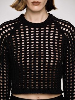 Source Unknown Vetements | Haut En Tricot Reef Net, Noir