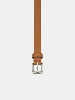 Source Unknown Accessoires | Ceinture Fine En Cuir, Camel