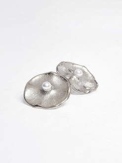 Source Unknown Vetements | Boucles D'Oreilles A Tige Jardin, Argent