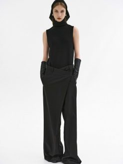 Source Unknown Vetements | Pantalon Croise Rennert, Noir