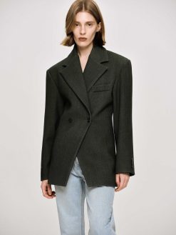 Source Unknown Vetements | Blazer Cintre A Double Boutonnage Nangy,