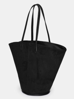 Source Unknown Chaussures Et Sacs | Cabas Moyen En Daim, Noir