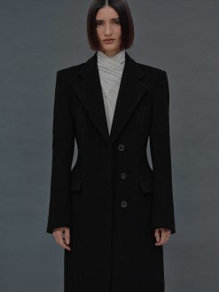 Source Unknown Vetements D'Exterieur | Manteau Sablier Holin, Noir