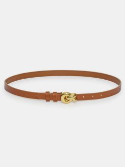 Source Unknown Accessoires | Ceinture A Boucle A Noeud Torsade, Camel