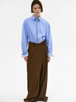 Source Unknown Vetements | Pantalon Croise Rennert, Marron Selle