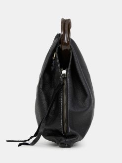 Source Unknown Chaussures Et Sacs | Cabas Triangle En Cuir De Veau, Noir