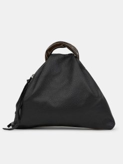 Source Unknown Chaussures Et Sacs | Cabas Triangle En Cuir De Veau, Noir