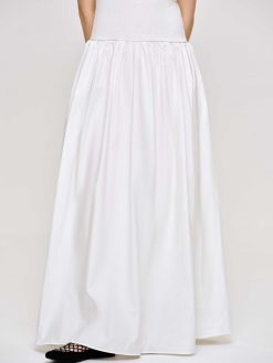 Source Unknown Robes | Robe Debardeur Amal Taille Basse Racer, Blanc