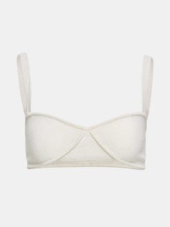 Source Unknown Tricots | Soutien-Gorge En Tricot Cotele, Blanc