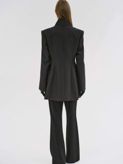 Source Unknown Vetements | Corrin Wrap Blazer, Charbon