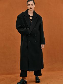 Source Unknown Vetements | Manteau Grand-Pere Surdimensionne Wallis, Noir