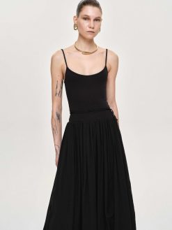 Source Unknown Accessoires | Robe Nuisette En Tulle, Noir