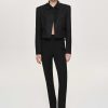 Source Unknown Vetements | Pantalon Slim Coupe En Biais Tyia, Noir