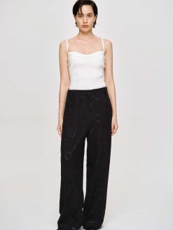 Source Unknown Vetements | Pantalon Large Au Crochet Sevilla, Noir