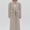 Source Unknown Vetements D'Exterieur | Manteau Grand-Pere Surdimensionne Wallis, Beige