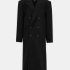 Source Unknown Vetements | Manteau Grand-Pere Surdimensionne Wallis, Noir