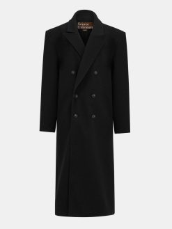 Source Unknown Vetements | Manteau Grand-Pere Surdimensionne Wallis, Noir