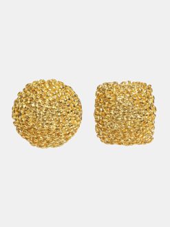 Source Unknown Vetements | Boucles D'Oreilles Depareillees, Or