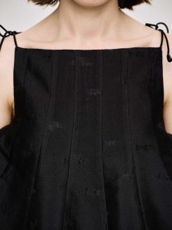 Source Unknown Hauts | Camisole Extra Courte, Noir