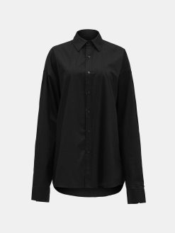 Source Unknown Accessoires | Chemise En Coton Over-Fit, Noir